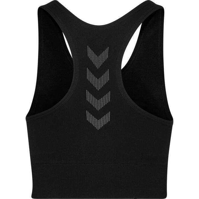 HUMMEL FIRST SEAMLESS BRA WOMAN – Black – Rückseite
