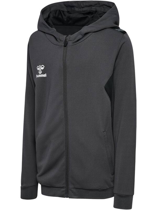 HUMMEL hmlAUTHENTIC PL ZIP HOODIE KIDS – Asphalt