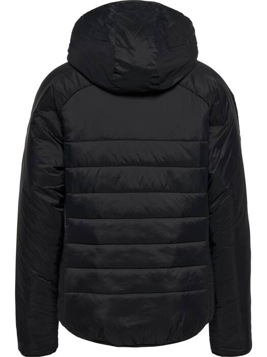 HUMMEL hmlGO QUILTED HOOD JACKET WOMAN – Black – Rückseite