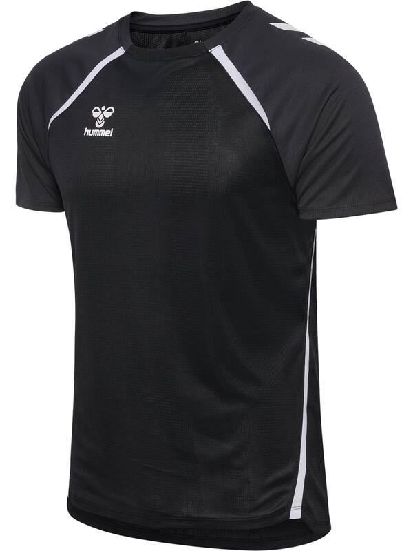 HUMMEL hmlLEAD 2.0 JERSEY S/S – Black/asphalt