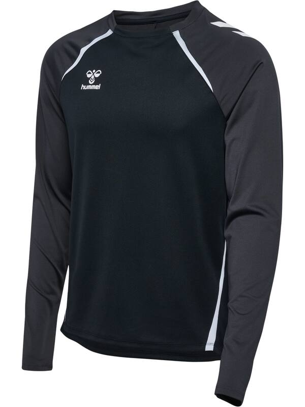 HUMMEL hmlLEAD 2.0 CREW SWEAT – Black/asphalt