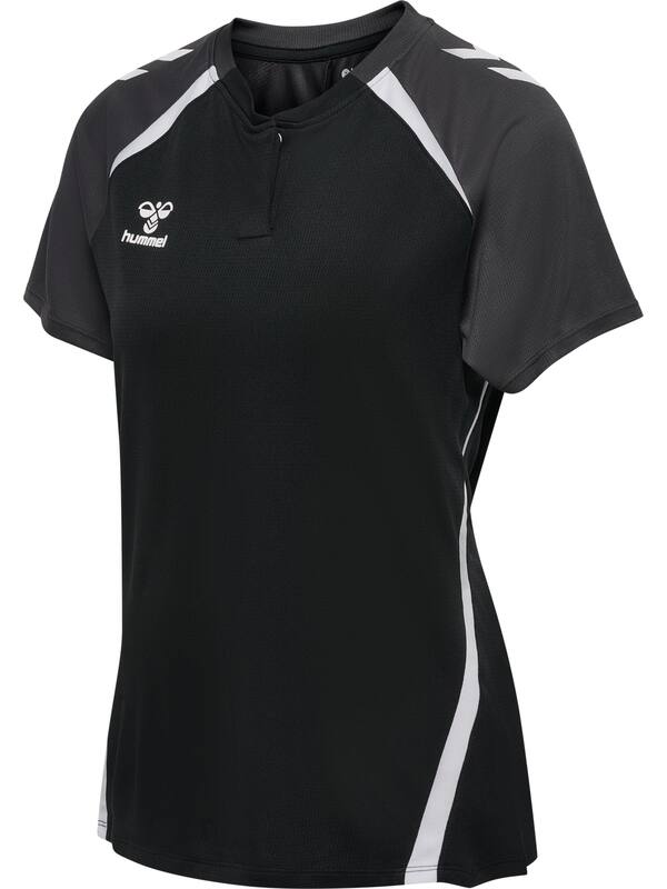 HUMMEL hmlLEAD 2.0 POLO WOMAN – Black/asphalt