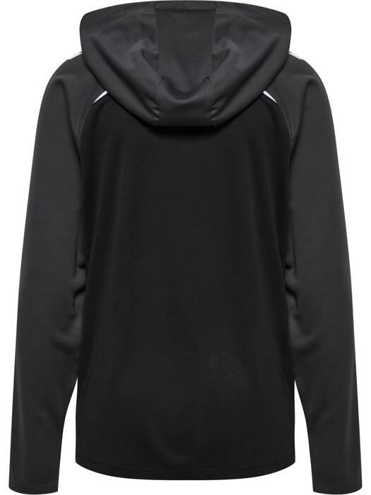 HUMMEL hmlLEAD 2.0 ZIP HOODIE WOMAN – Black/asphalt – Rückseite