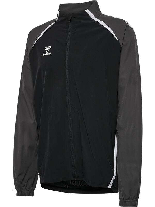 HUMMEL hmlLEAD 2.0 WOVEN JACKET – Black/asphalt