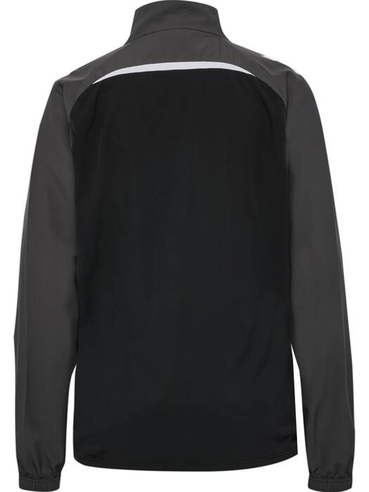 HUMMEL hmlLEAD 2.0 WOVEN JACKET WOMAN – Black/asphalt – Rückseite