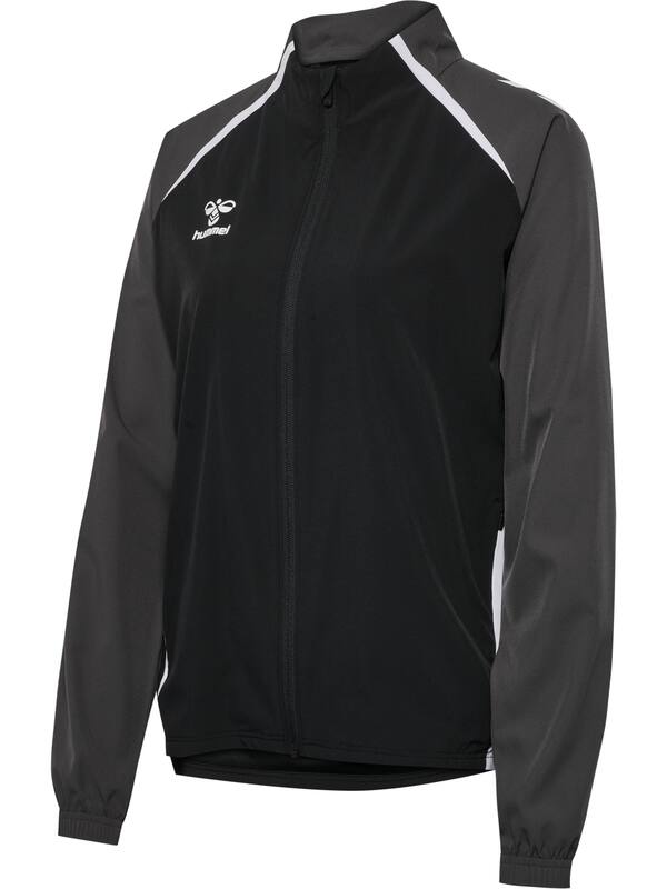 HUMMEL hmlLEAD 2.0 WOVEN JACKET WOMAN – Black/asphalt