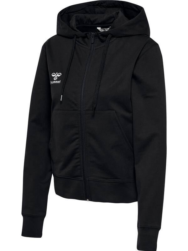 HUMMEL hmlGO 2.0 ZIP HOODIE WOMAN – Black