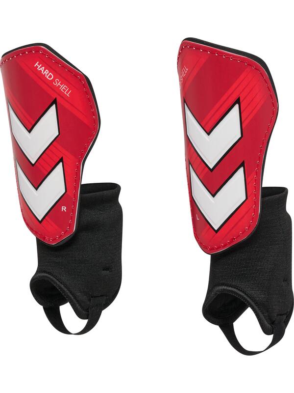 HUMMEL hmlSHIN GUARDS HARD SHELL – Pompeian red