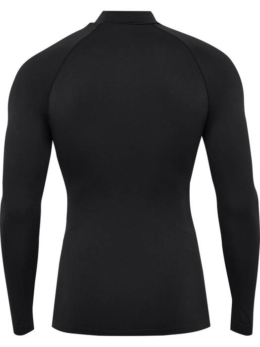 HUMMEL hmlBL COMFORT 2.0 MOCKNECK TEE L/S – Black – Rückseite