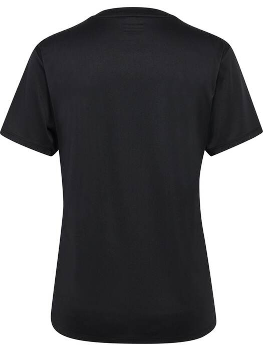 HUMMEL hmlESSENTIAL JERSEY S/S WOMAN – Black – Rückseite