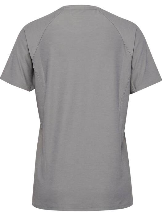 HUMMEL hmlCIMA 2.0 JERSEY S/S WOMAN – Alloy melange – Rückseite