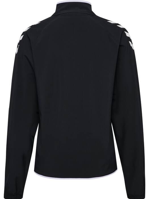 HUMMEL hmlCORE 2.0 WOVEN JACKET WOMAN – Black/white – Rückseite