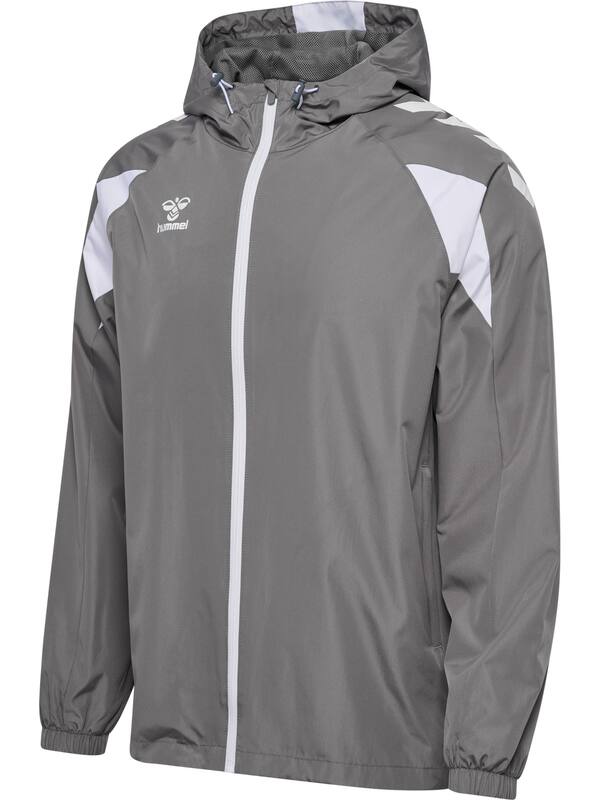 HUMMEL hmlCORE 2.0 ALL-WEATHER JACKET – Steel gray/white