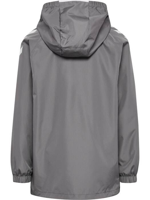 HUMMEL hmlCORE 2.0 ALL-WEATHER JACKET KIDS – Steel gray/white – Rückseite