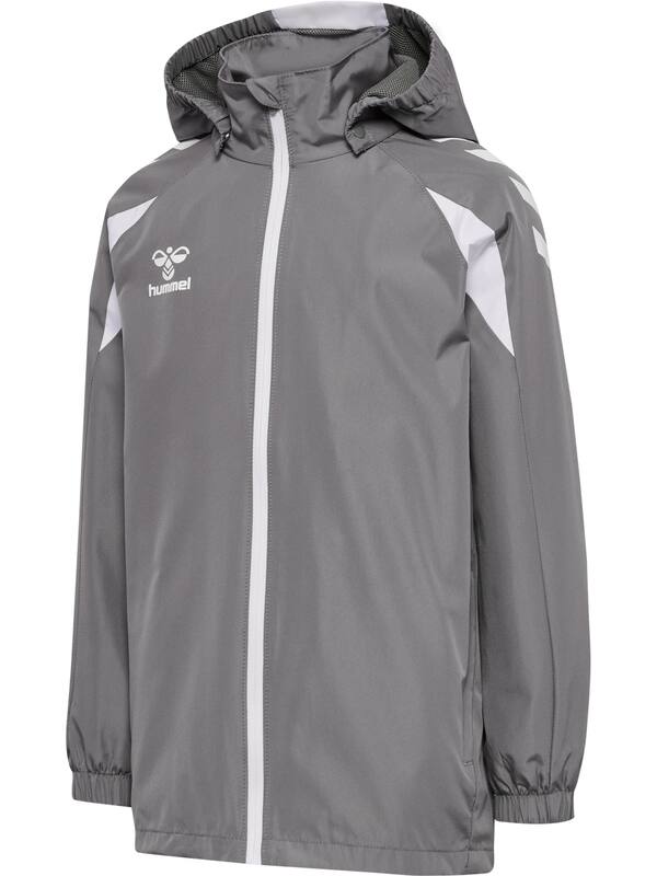 HUMMEL hmlCORE 2.0 ALL-WEATHER JACKET KIDS – Steel gray/white