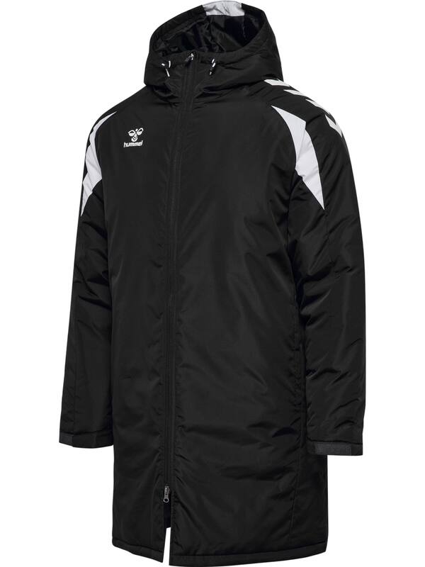 HUMMEL hmlCORE 2.0 BENCH JACKET – Black/white