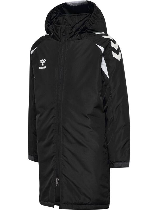 HUMMEL hmlCORE 2.0 BENCH JACKET KIDS – Black/white