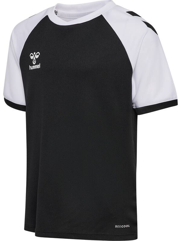 HUMMEL hmlMATCH LEAGUE JERSEY S/S KIDS – Black/white
