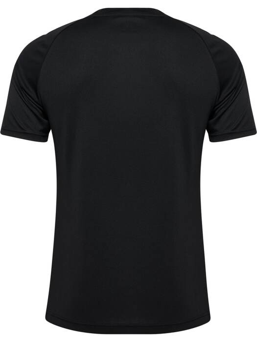 HUMMEL hmlMATCH STRIPED JERSEY S/S – Black/white – Rückseite