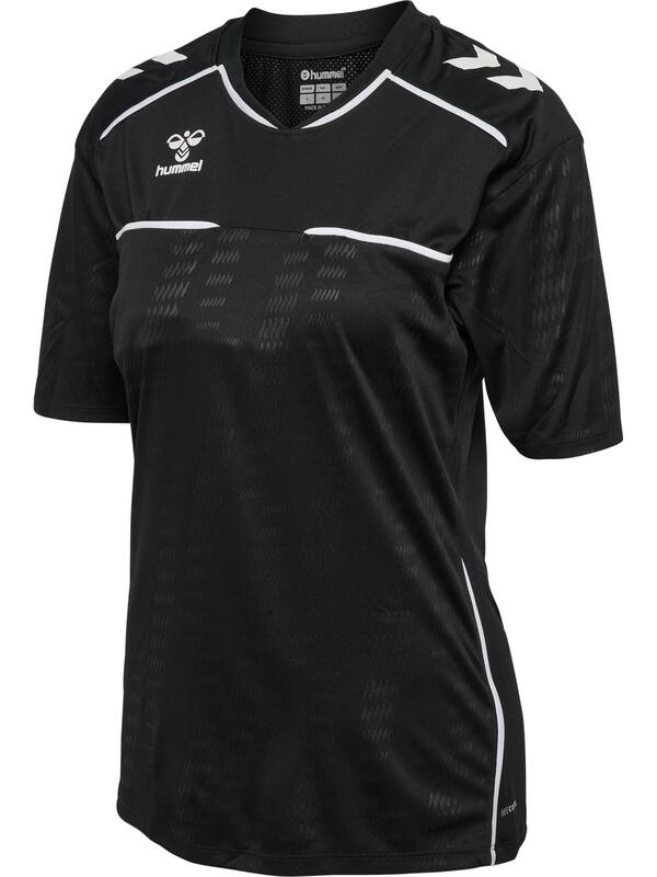 HUMMEL hmlREFEREE JERSEY S/S WOMAN – Black