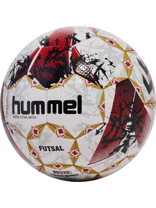 HUMMEL hmlINSPIRE FUTSAL MATCH Fußball – Maroon/white/gold
