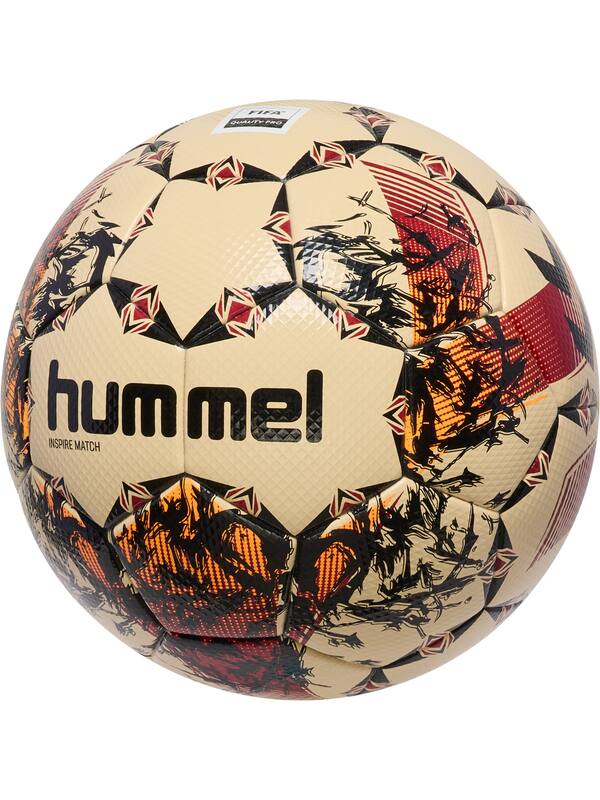 HUMMEL hmlINSPIRE MATCH Fußball – Maroon/champagne/black