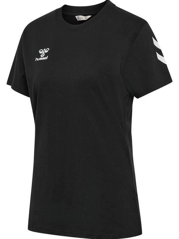 HUMMEL hmlGO 2.0 CHEVRON T-SHIRT S/S WOMAN – Black