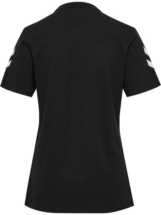 HUMMEL hmlGO 2.0 CHEVRON POLO WOMAN – Black – Rückseite