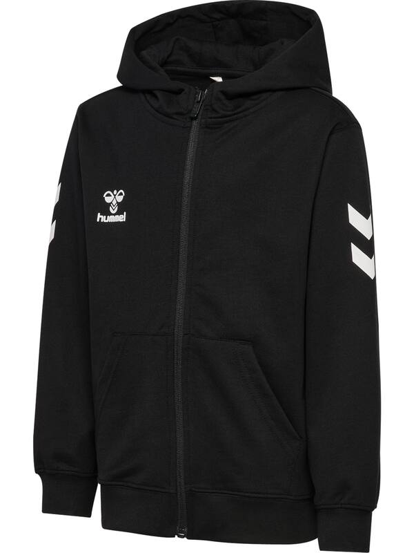 HUMMEL hmlGO 2.0 CHEVRON ZIP HOODIE KIDS – Black