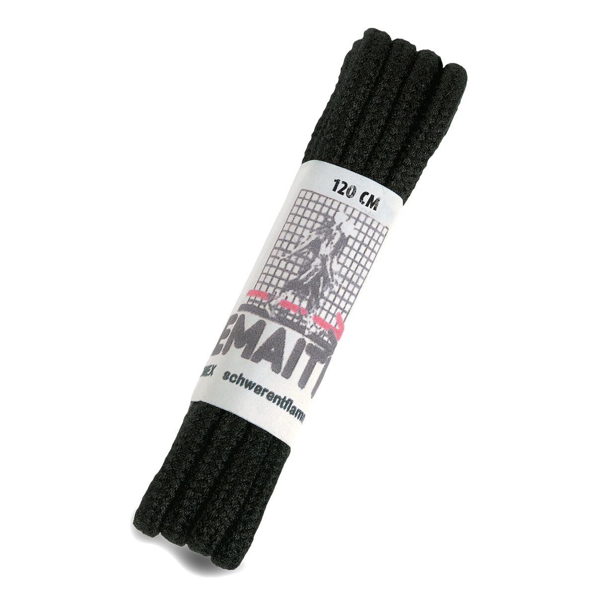 Nomex-Rundsenkel 120 cm – schwarz