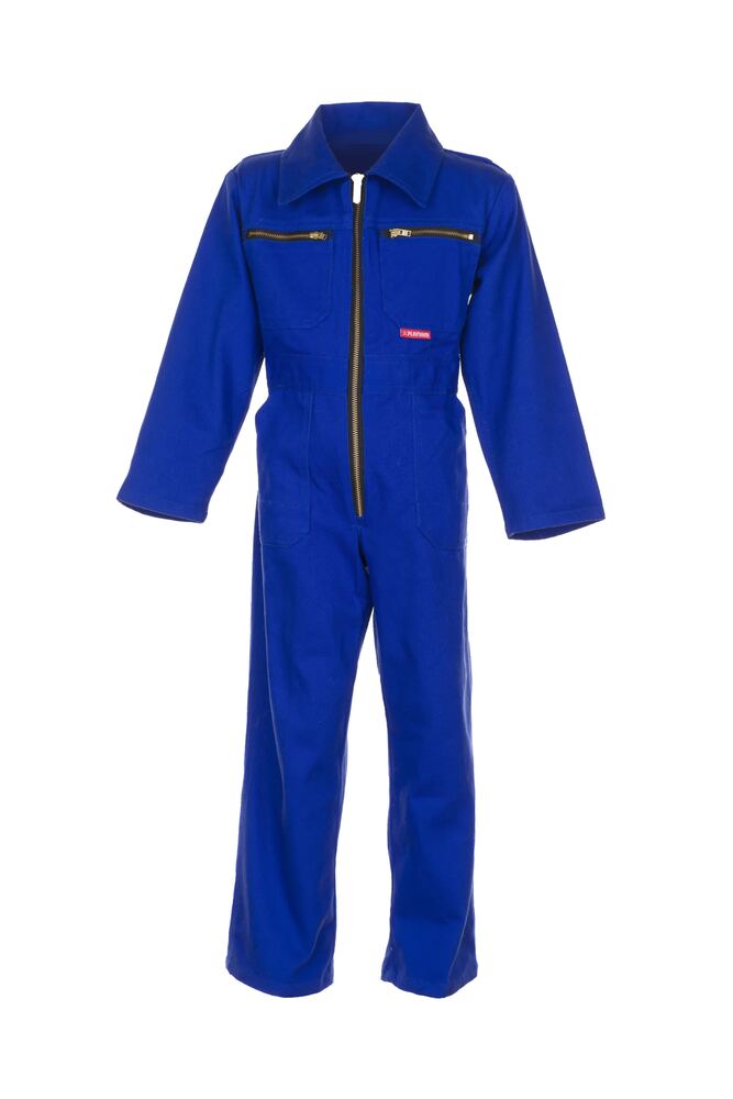 BW 290 Kids Rallyekombi – Kornblumenblau – Vorderseite