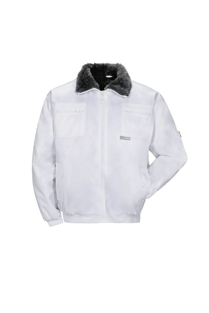 Gletscher Piloten Jacke – Weiß – Vorderseite