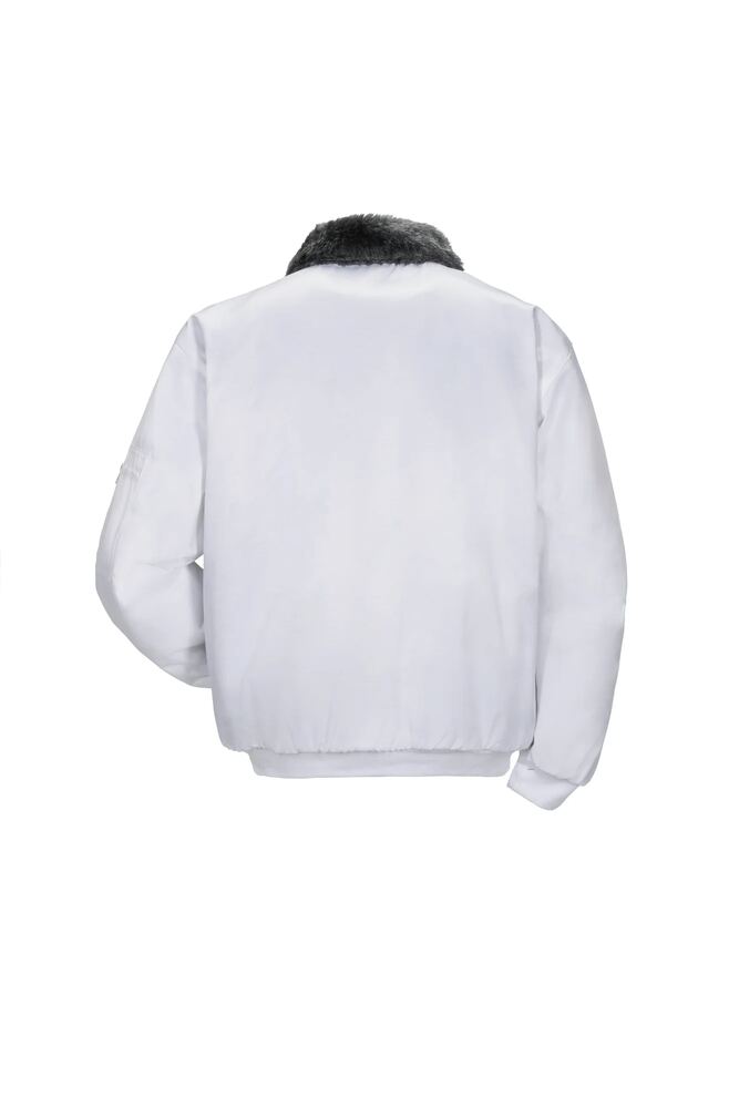 Gletscher Piloten Jacke – Weiß – Rückseite