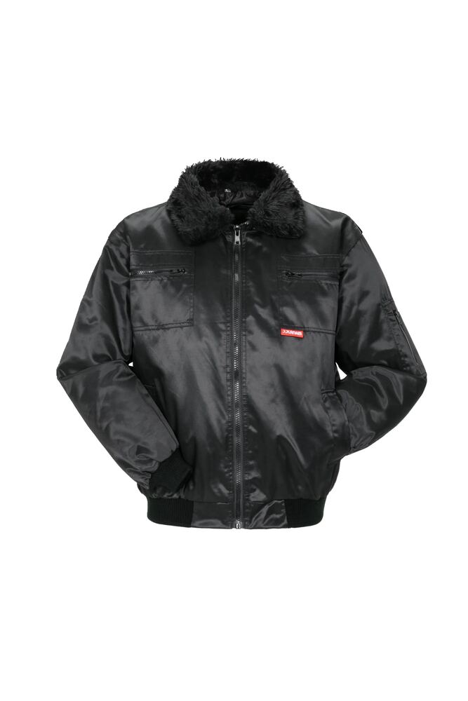 Gletscher Comfort Jacke – Schwarz – Vorderseite