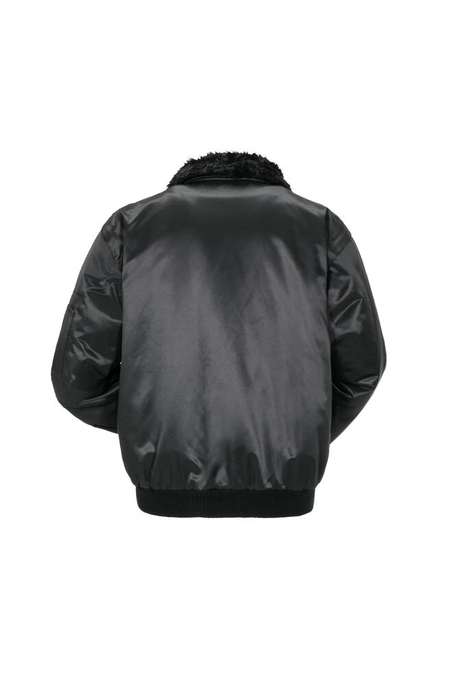 Gletscher Comfort Jacke – Schwarz – Rückseite