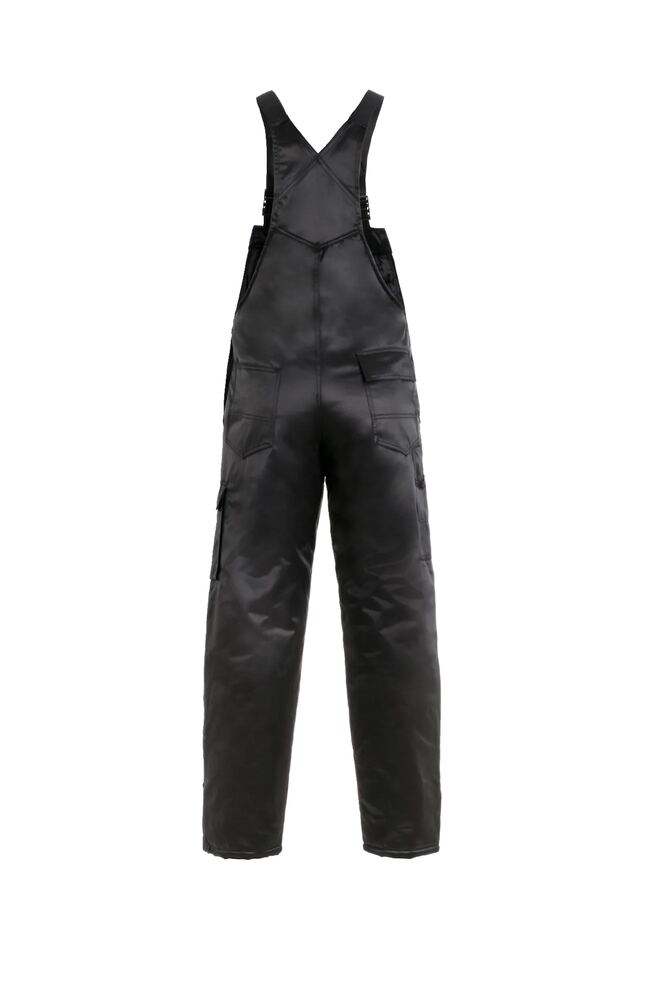 Gletscher Piloten Latzhose – Schwarz – Rückseite