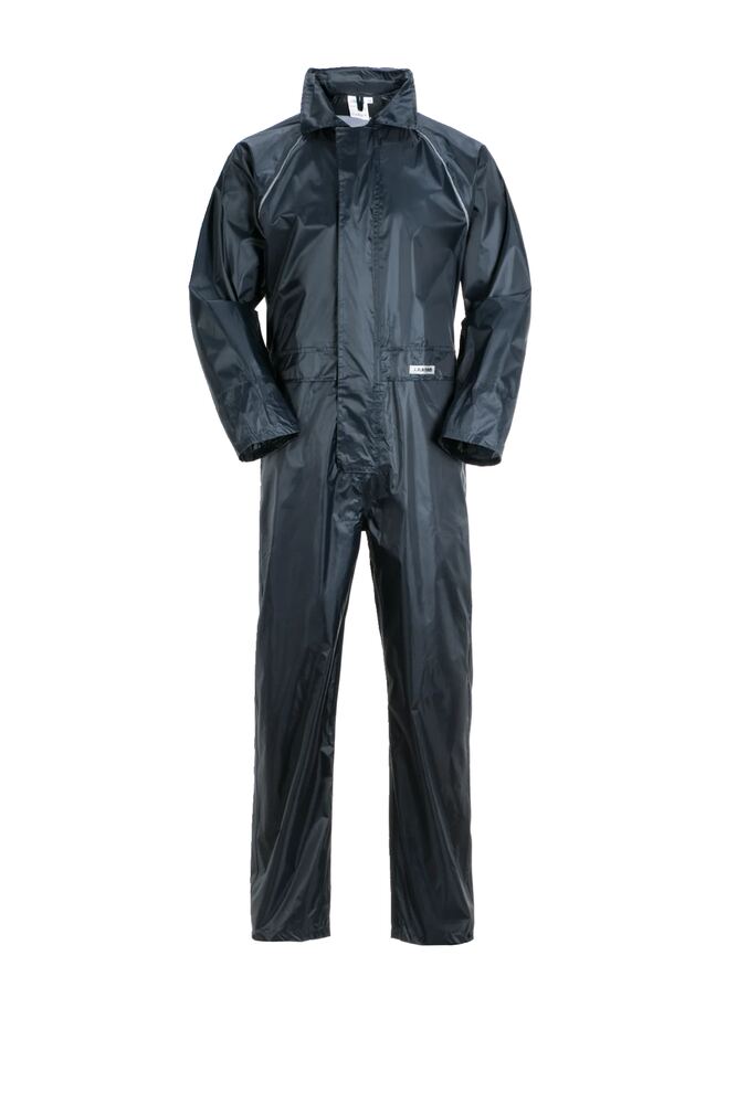 Aqua Regenoverall – Marine – Vorderseite