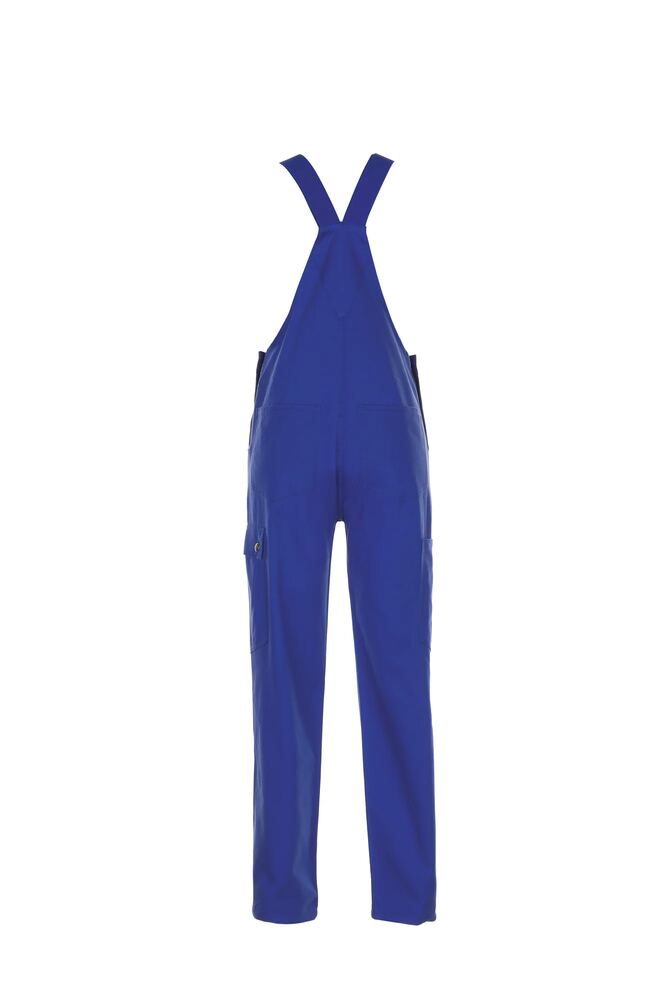 Damen Latzhose – Kornblumenblau – Rückseite