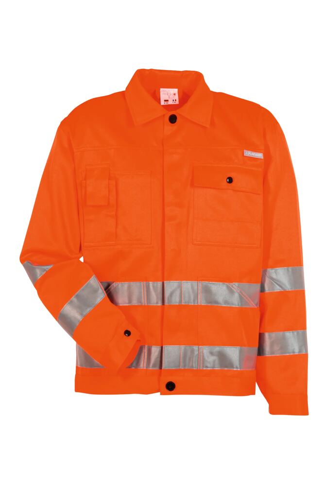 Warnschutz Bundjacke uni – Orange – Vorderseite