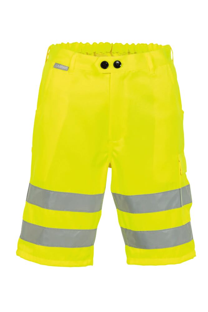 Warnschutz Shorts uni – Gelb – Vorderseite