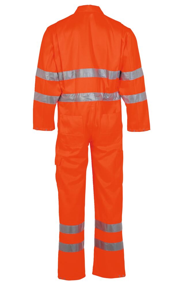 Warnschutz Rallyekombi uni – Orange – Rückseite