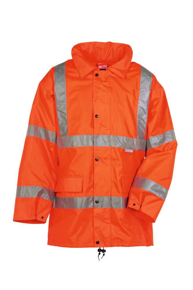 Warnschutz Parka uni – Orange – Vorderseite