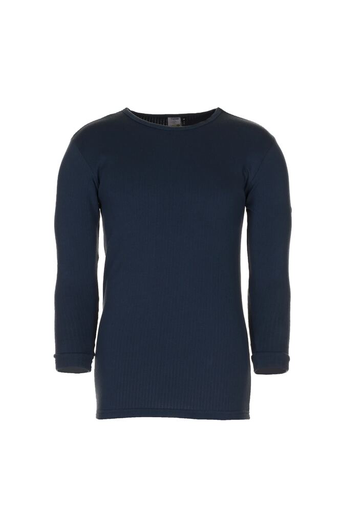 Funktionsunterwäsche Shirt Langarm 275 g/m² – Grau – Vorderseite