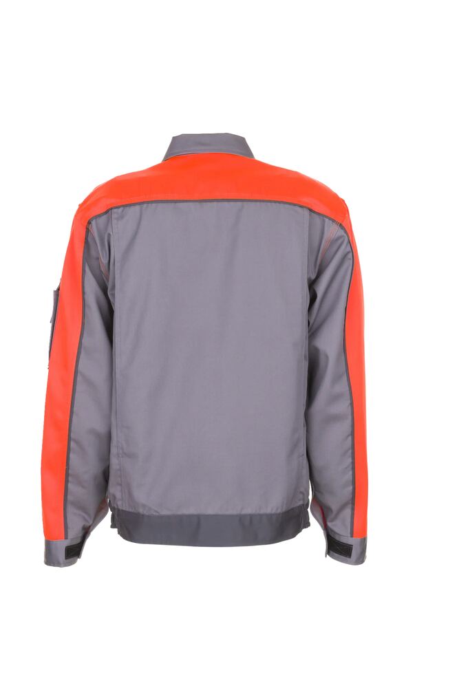 Visline V1 Bundjacke – Zink / Orange / Schiefer – Rückseite