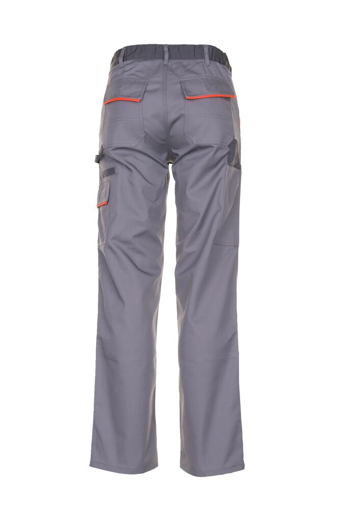 Visline Bundhose – Zink / Orange / Schiefer – Rückseite