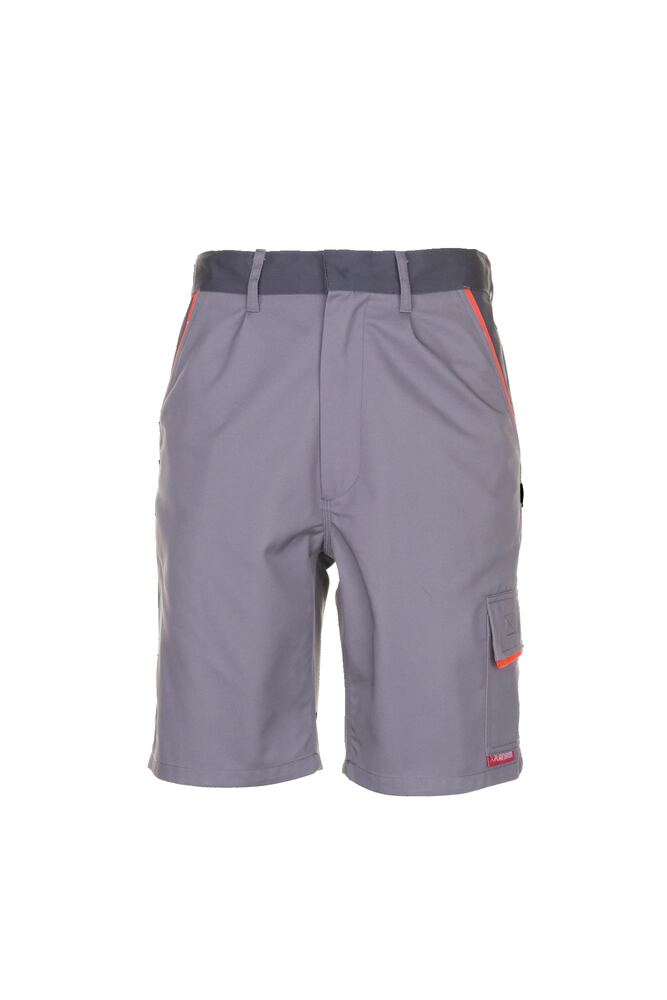 Visline Shorts – Zink / Orange / Schiefer – Vorderseite