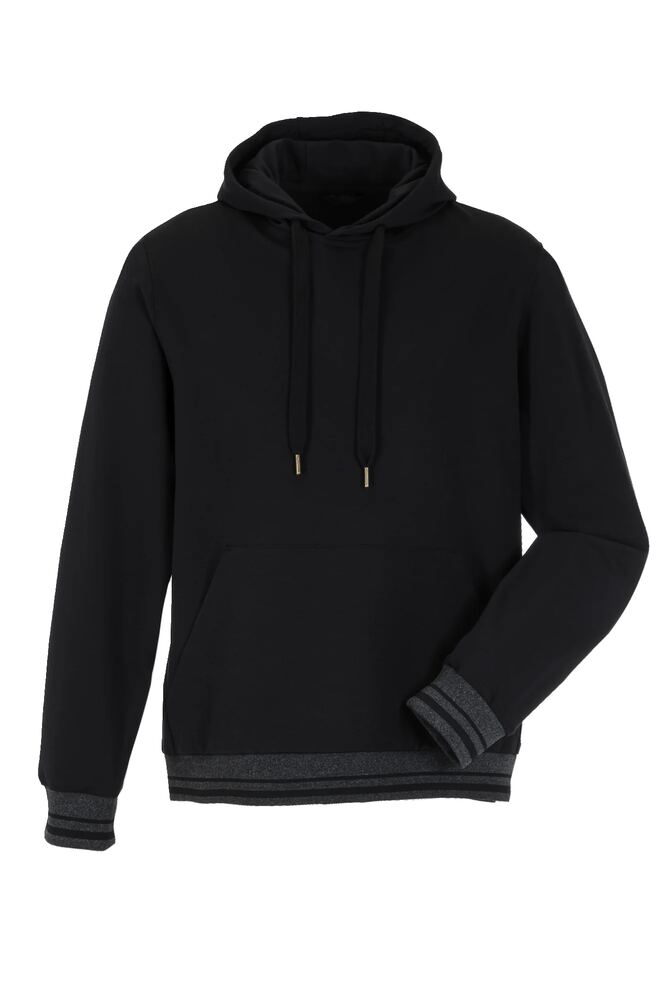 Match Hoodie – Schwarz – Vorderseite
