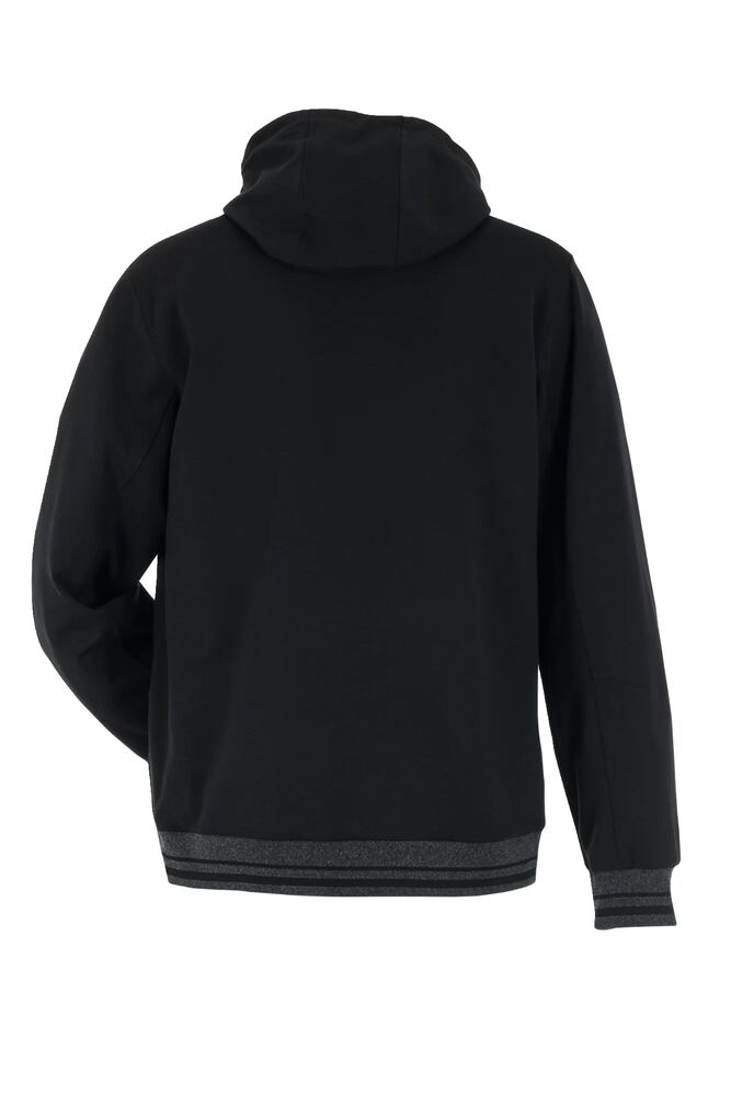 Match Hoodie – Schwarz – Rückseite