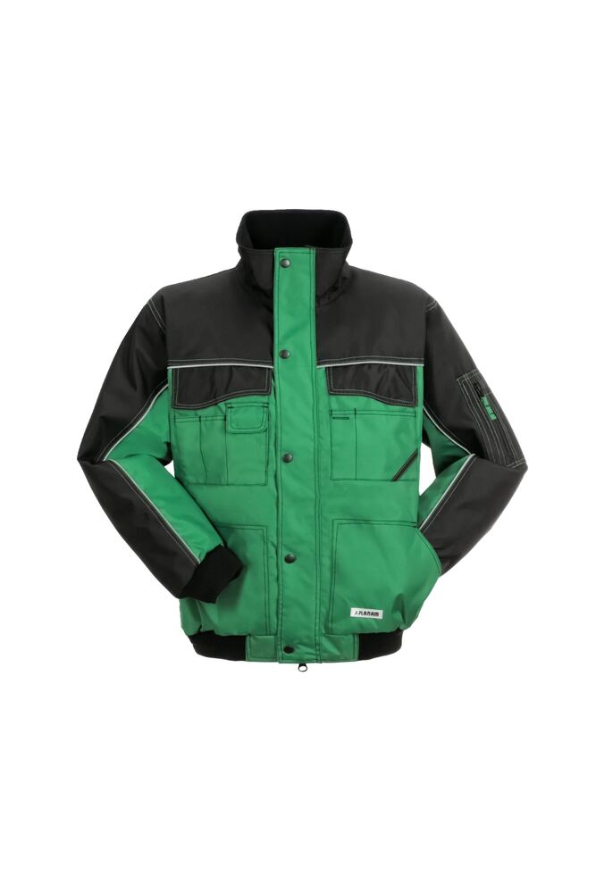 Dust Blouson – Farngrün / Schwarz – Vorderseite