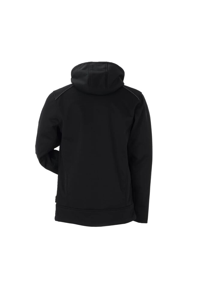 Hawk Softshelljacke – Schwarz – Rückseite